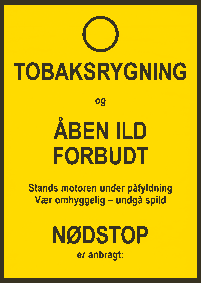 Tobaksrygning forbudt