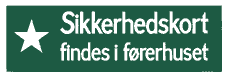 Sikkerhedskort i førerhus